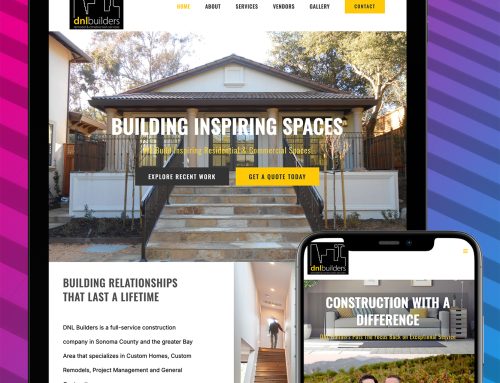 Home Services Construction Company Website Design | DNL Builders